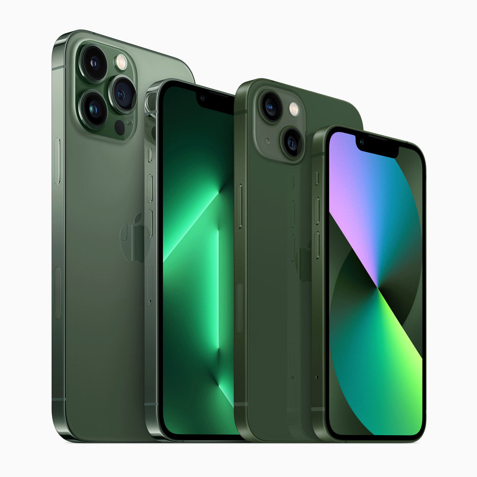Apple introduces new green finishes for iphone 13 series(2022)